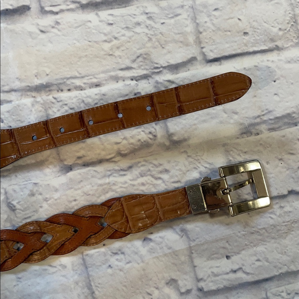Brighton Leather Braided Belt (Reversible) - Picture 6 of 8